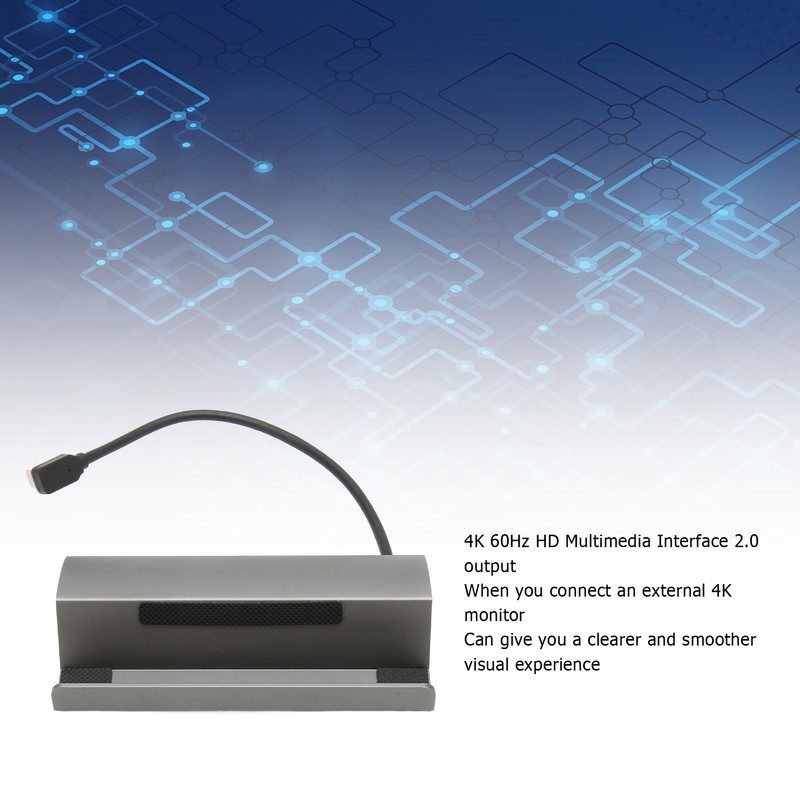 USB C Docking Station 4K 60Hz 3 USB Ports 100W
