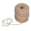 200m Natural Jute Twine 3mm Dia 4 Strand Safety Protective