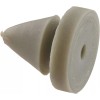 Don-Jo 1608 Rubber Door Silencer, Gray, for Metal Frame (Pack of 10)