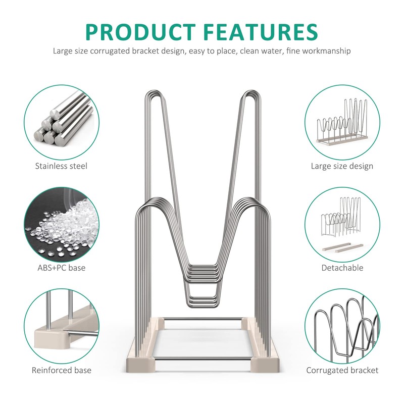 SHILFID Plastic Bag Drying Rack, Reusable Bag Drying Rack for