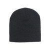 Yupoong Knit Beanie, Black, OSFA