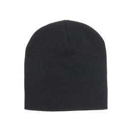 Yupoong Knit Beanie, Black, OSFA