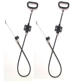 KUANYUOO Recliner Sofa and Reclined Chair Replacement Cable D Handle Pull Type,S-Shaped(Z Tip) End,Total Cable Length(Include Handle):36inch,Exposed Cable Length:5inch DBSS-13,2Pcs