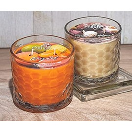 Candle Cottage MJ151 Mason Jar Mango Tango - Highly-Scented Soy Candle, Made in USA, Long Burning Hours, Lead-Free Wick, 15 Ounce