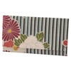 Noren Retro Flower Paper Holder (Blue) Made in Japan Woven