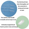 6PCS Straw Cleaning Brushes,Reusable 10mm Wide for Sippy Cups, Water
