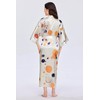 PRODESIGN Kimono Robes for Women - Long Satin Sleepwear Silky