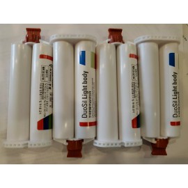 DuoSil Fast Set Dental Impression Material DuoSil 4 Cartridges Light Body Wash