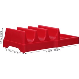 MAGICLULU Plato Porta Tacos De Plástico Soporte Multipropósito Para Tortillas Rejilla Para Burritos