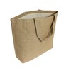 Natural Jute Burlap Tote Bag Hessian Rustic Beach Bags with