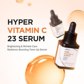 ISNTREE Suero Facial Hyper Vitamin C 23 - Serum Coreano con 23% Vitamina C Pura, Vitamina E, Pantenol y Savia de Abedul, Textura Ligera, 20 ml