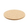 Good-L Cork Coasters Round (W Polished) (Diameter 3.5 inches (90