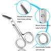 2 Pieces Ostomy Scissors Bandage Scissors Nursing Scissors Stainless Steel