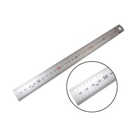 Shinwa H101-C 300 mm Rigid "Zero Glare" Metric Machinist Ruler/Rule Scale .5 mm & mm Markings