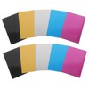 Tofficu 5sets 25pcs Smooth Blank Business Cards for DIY Engraving