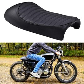 DREAMIZER Universal Motorcycle Cafe Racer Seat Hump Vintage Cushion Saddle Seat for CB125S CB550 CL350 CL360 CB CL Series XJ550 XJ650 XJ Series