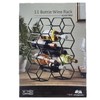 Evergreen Wine Rack, 11 Bottle Capacity, Black