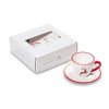 GMUNDNER KERAMIK Manufaktur 0318STES01SET Ruby Gourmet Espresso for you Gourmet