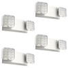 FREELICHT 4 Pack LED Emergency Lights for Business, with Battery