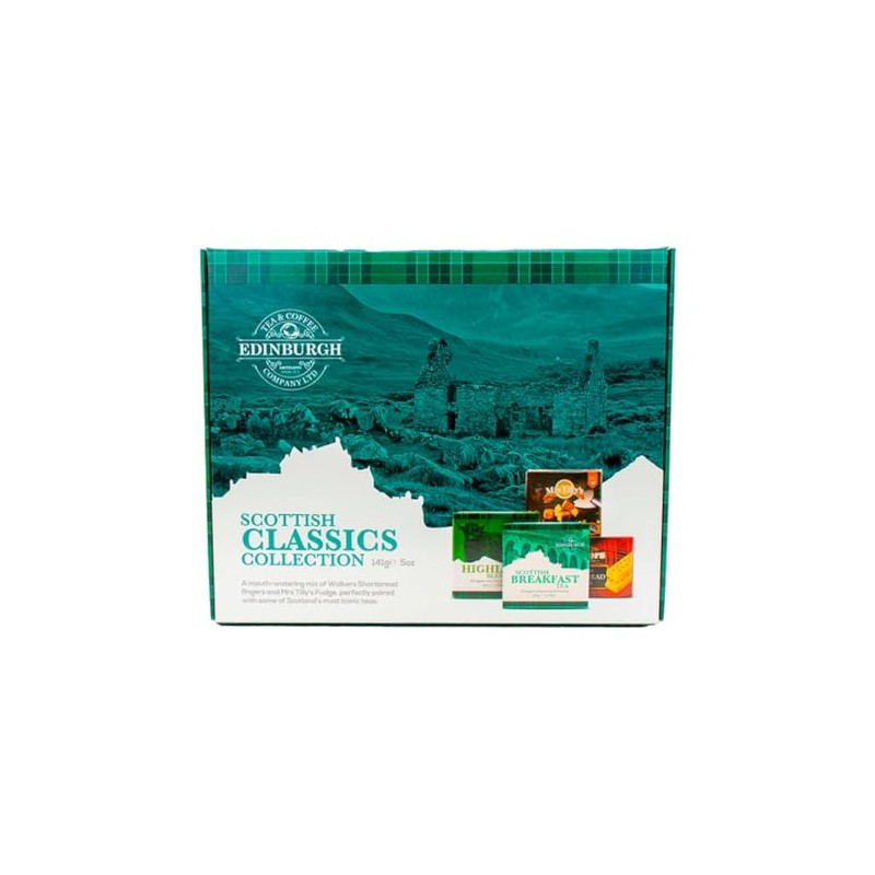 Edinburgh Tea & Coffee Company Scottish Afternoon Tea Selection, 9.3-Ounce