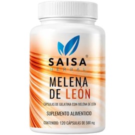 SAISA HERBAL Melena de León,120 Cápsulas  Memoria, Concentración, Bienestar Cognitivo  Suplemento Natural Calidad Premium