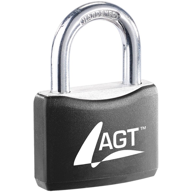 AGT – PADLOCK Aluminium, Brass and Steel with Crimped Bristle