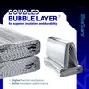 [Tape Included] BlueStars 16PCS 6mm Garage Door Double Bubble Insulation