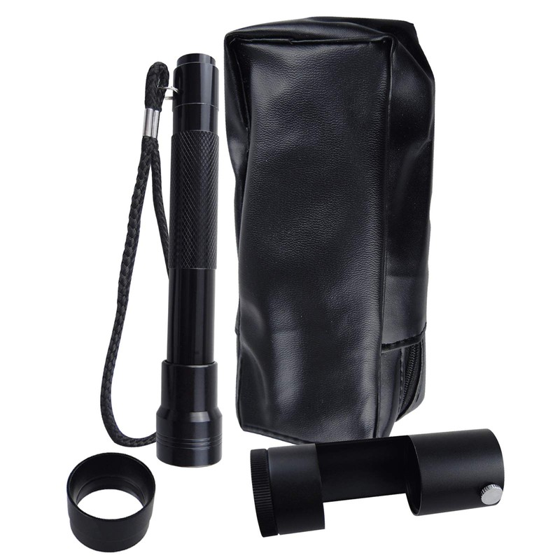 TEKCOPLUS Handheld 80mm Polariscope with Flashlight Jeweler Gemologist Gemstone Tester