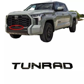 Toyota 2022-2025 TOYOTA TUNDRA Front Grill 3D Plastic Letters Inserts in Matte Black