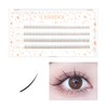 LASHIDOL False Eyelashes, Natural Point Fit, Home Self Pine Extensions,