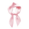 Lastclream Chiffon Square Neck Scarves for Women Handkerchief Retro Satin