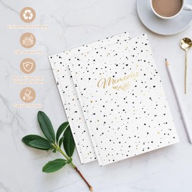 1DOT2 - Álbum de fotos pequeño de 4 x 6 pulgadas, paquete de 2 unidades, cada una tiene 36 fotos verticales, mini libro de fotos impermeable para boda, bebé, familia, graduación, viajes (blanco y