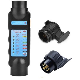 TONZACK 7 Pin/13 Pin Trailer Tester 12 V Drag Light Wiring Circuit Tester