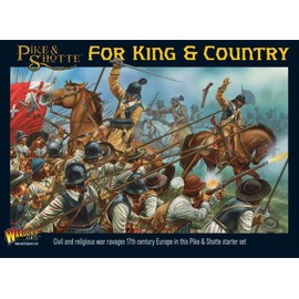 Warlord Pike & Shotte for King & Country Game - Role Playing Strategy Board Games for Adults, Table Top 17th Century Strategic Wargaming Kit - Tabletop Military History RPG with Terrain