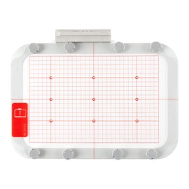 MagnaHoop Magnetic Hoop for Brother Innovis Quattro 6000D 6700D 6750D BP2100 VE2200 Dream Maker VM6200D and Babylock Solaris Destiny Ellisimo, Metal Magnet Embroidery Machine Sash Frame (8x12-SA447M)