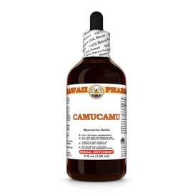 Camucamu (Myrciaria Dubia) Dry Fruit Tincture, Made in Hawaii, All Natural, Vegan, Pure Liquid Extract - 4 fl.oz