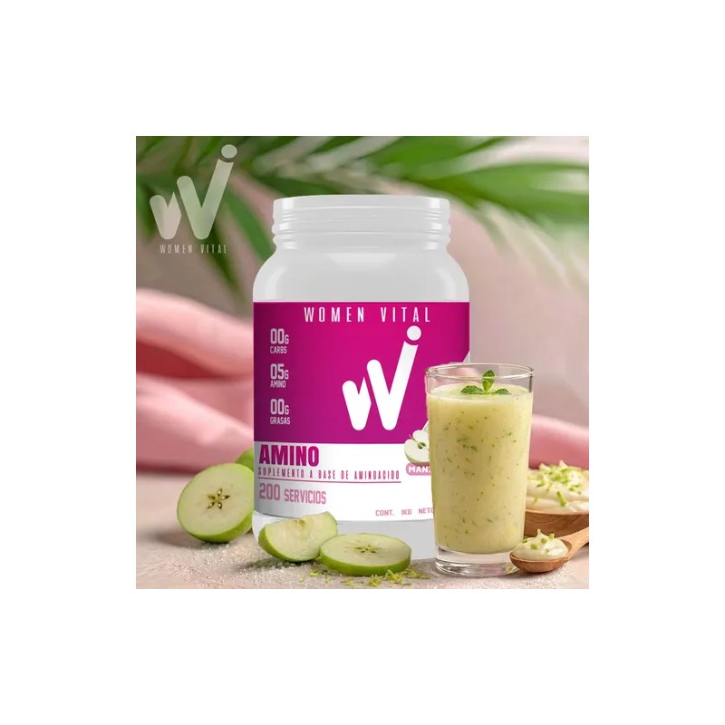 Aminoacidos Women Vital De 1kg De 200 Servis En Polvo