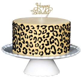 CrafTreat Reusable Cheetah Print Stencil for Crafts - Cheetah Skin Pattern Stencil 6X6 Inch - Leopard Print Animal Skin Stencils for Furniture Painting on Cakes,Home Decor,Arts and Crafts