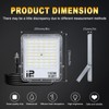 Willpower 2X 150W Flood Lights Outdoor,15000LM Bright Floodlight with Plug