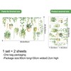 RAINBOW WSK Green Plants Leaves Wall Decals Hanging Flower Vine