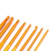 8 Pieces Knitting Needle Crochet Hook Set Aluminum Crochet Hook