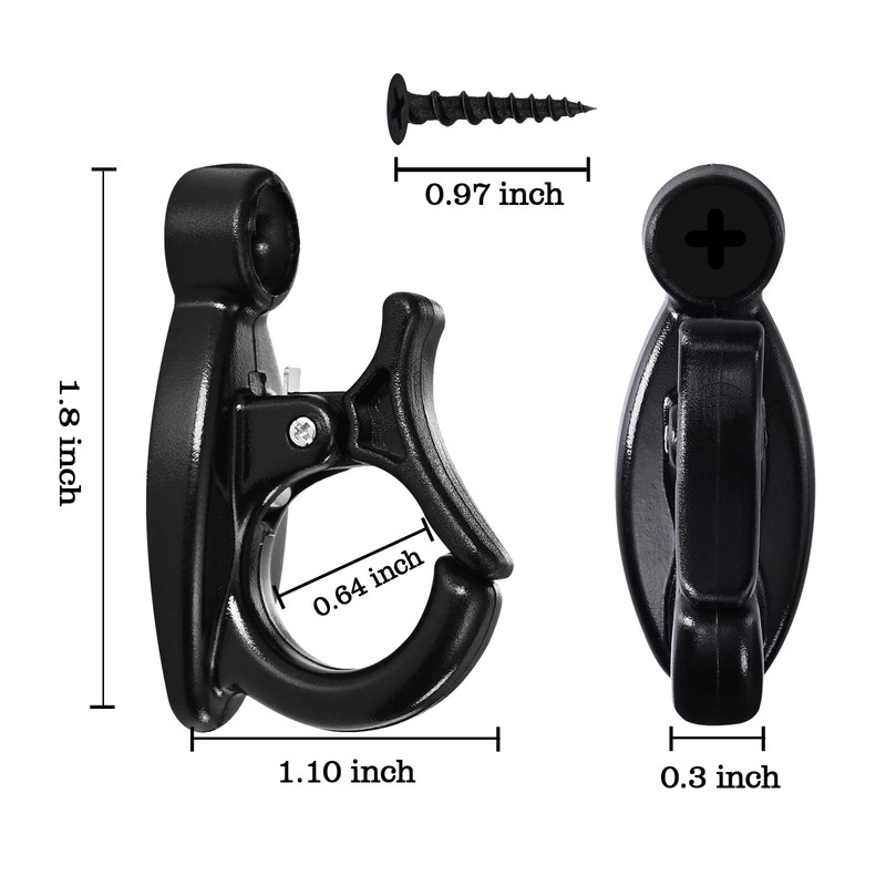 GEZIDEA Light Hanger Hooks,String Light Hooks,Screw-in Hooks for Hanging String