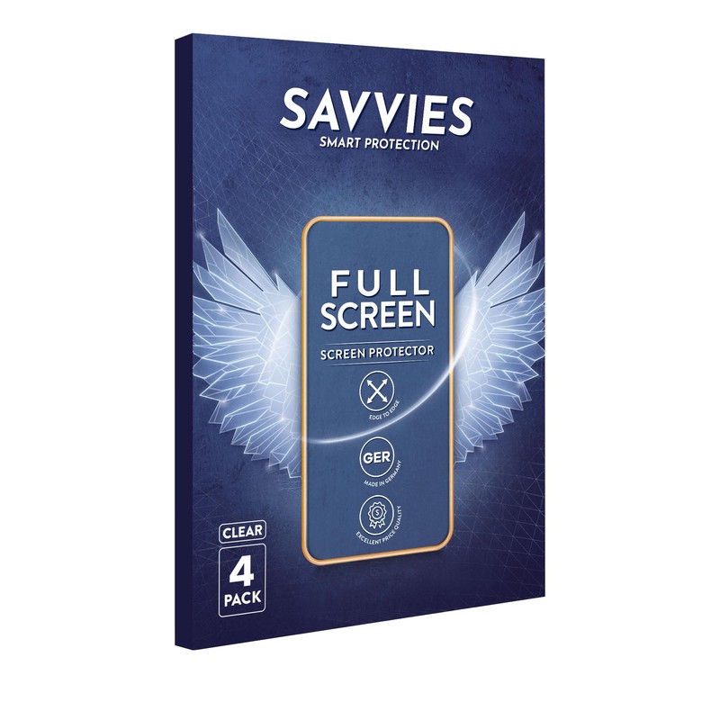 Savvies 4x Full Screen Protector Compatible with Garmin Venu 2S