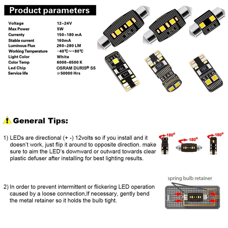 ZIYOLIGHT - PL2136A Replacement for Lexus is300 is200 1999-2005 LED