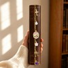 Floral Pearl Heart Bow Bible Charm Chain Christian Bookmark