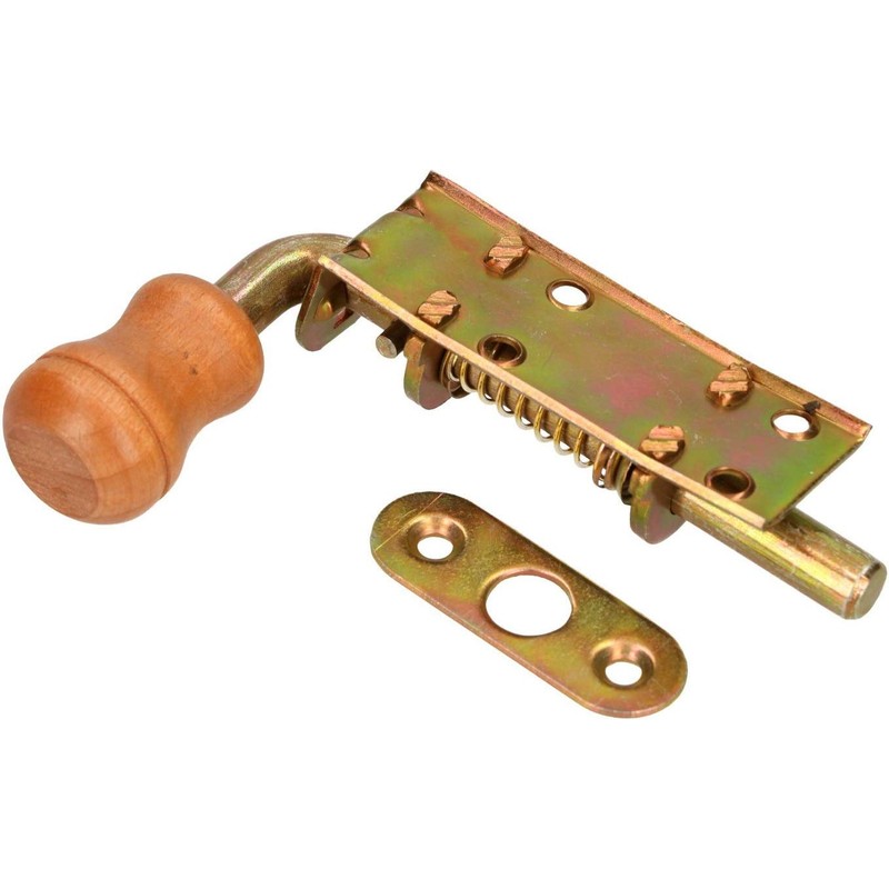 KOTARBAU Spring Latch 100 mm Bolt Door Bolt Galvanised Rustproof