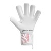 Elite Pulsar 7 Goalkeeper Gloves, White, 3D Pattern, 4 mm