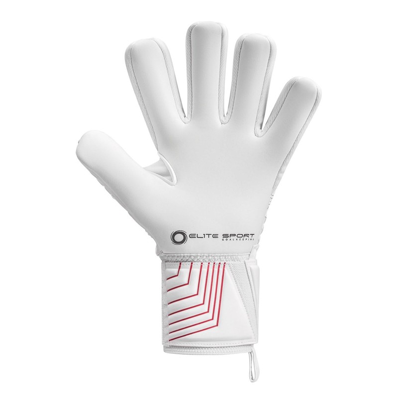 Elite Pulsar 7 Goalkeeper Gloves, White, 3D Pattern, 4 mm