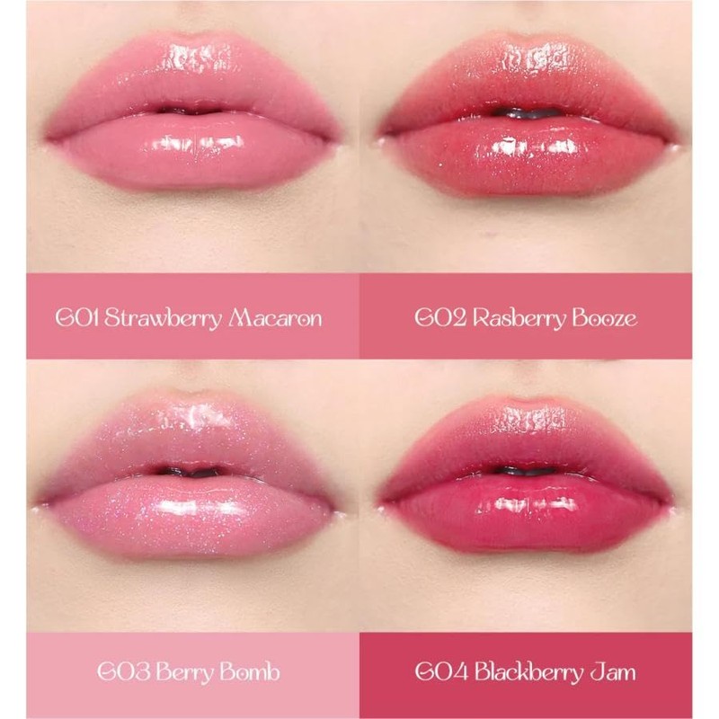 Flower knows (G01 Strawberry Macaron) Strawberry Rococo Series Glow Lip