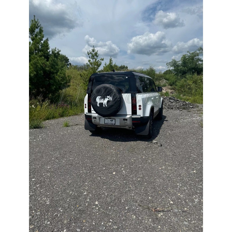 Lucky8 Offroad Land Rover Defender L663 Tire Cover - Rhino